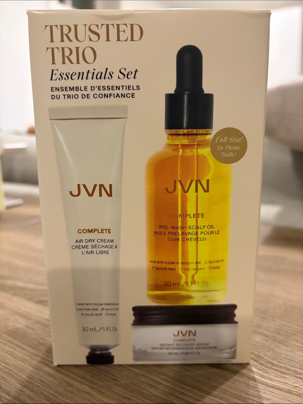 JVN Trusted Trio Essentials Set - White, Yellow & Black